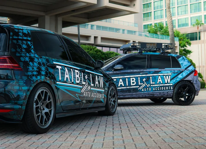Commercial fleet wraps example