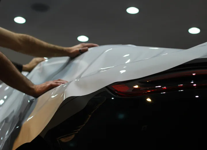 Tesla and vehicle wrap example 2